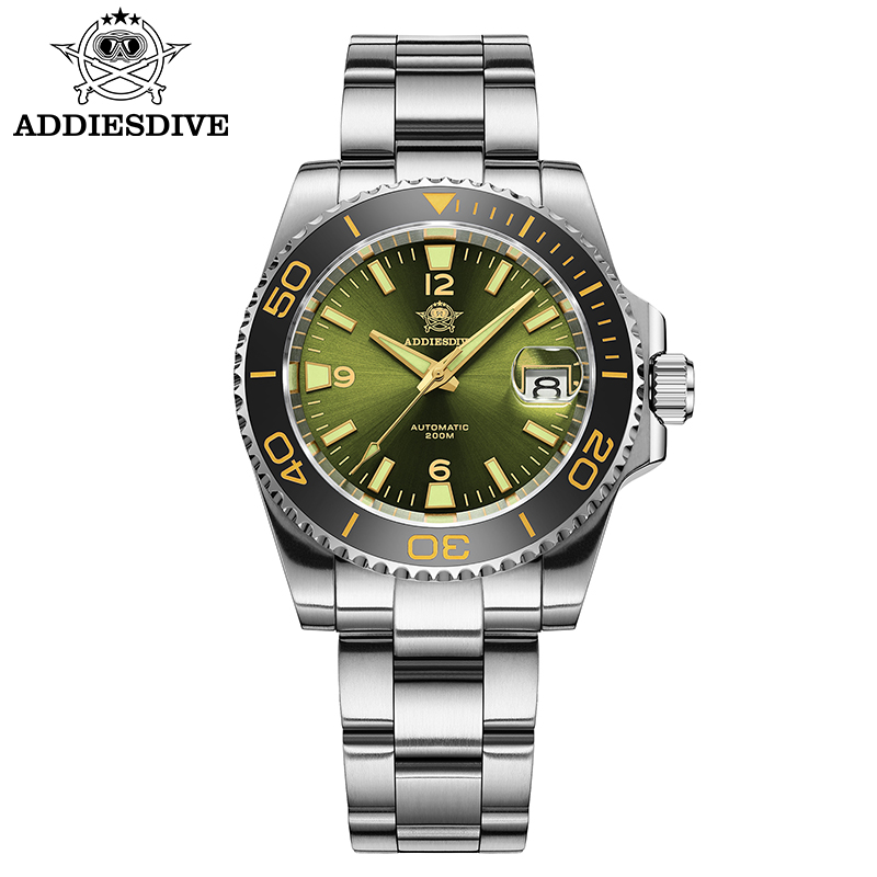 Jewellery Watches - ADDIESDIVE Nowy Zegarek Nurkowy Męski Prezent