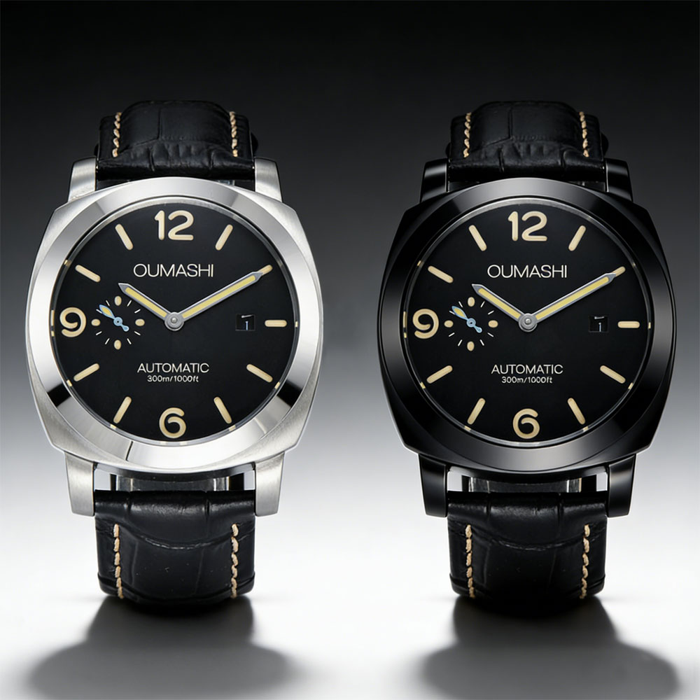 Jewellery Watches - Zegarek męski 44mm, mechanizm Seagull ST2555,