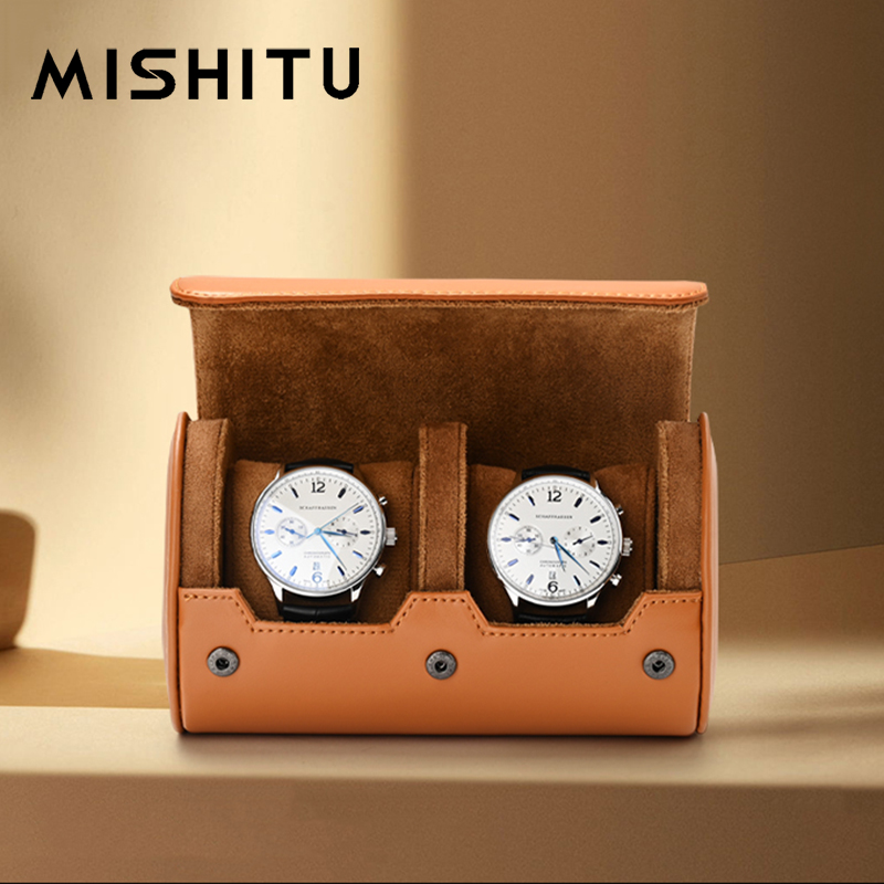 Jewels On Watches - MISHITU 1/2/3-Slot Watch Storage Roll Travel
