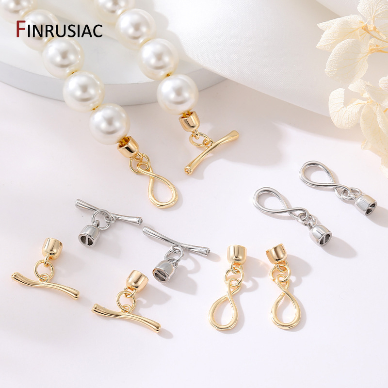 Pearl Necklace - Zapięcia typu toggle w kształcie symbolu