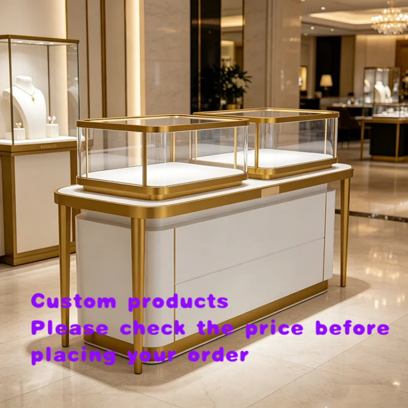 Jewelry Stores With Watches - Niestandardowa, luksusowa, wysokiej klasy szklana szafka