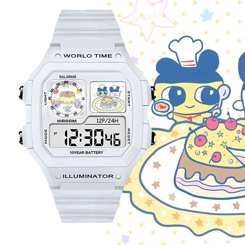 Smartwatch - Inteligentny zegarek elektroniczny Tamagotchi Big Mouth