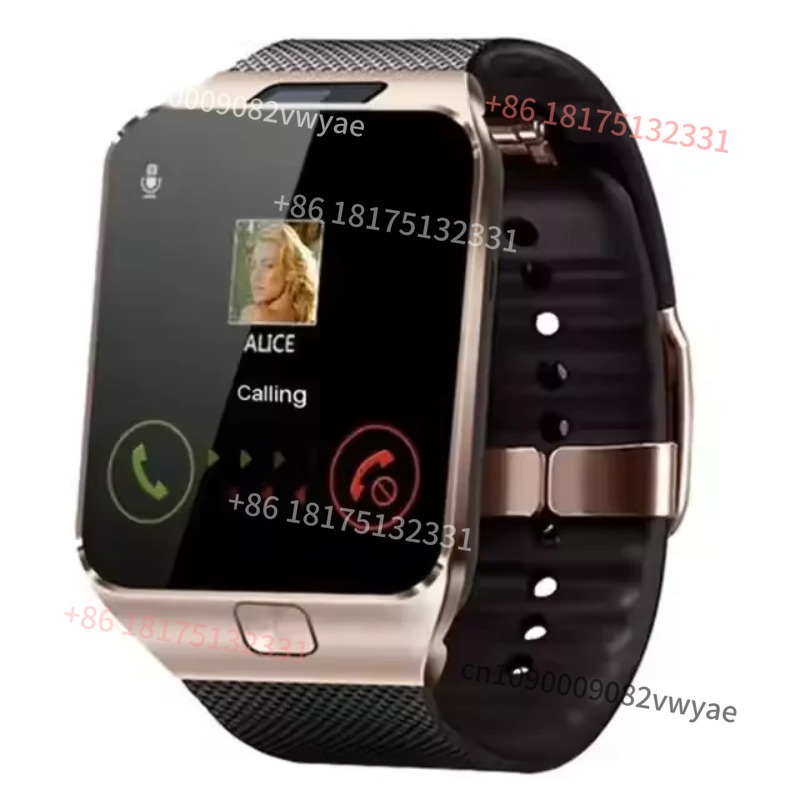 Smartwatch - Elektroniczny smartwatch DZ09 z kartą SIM,