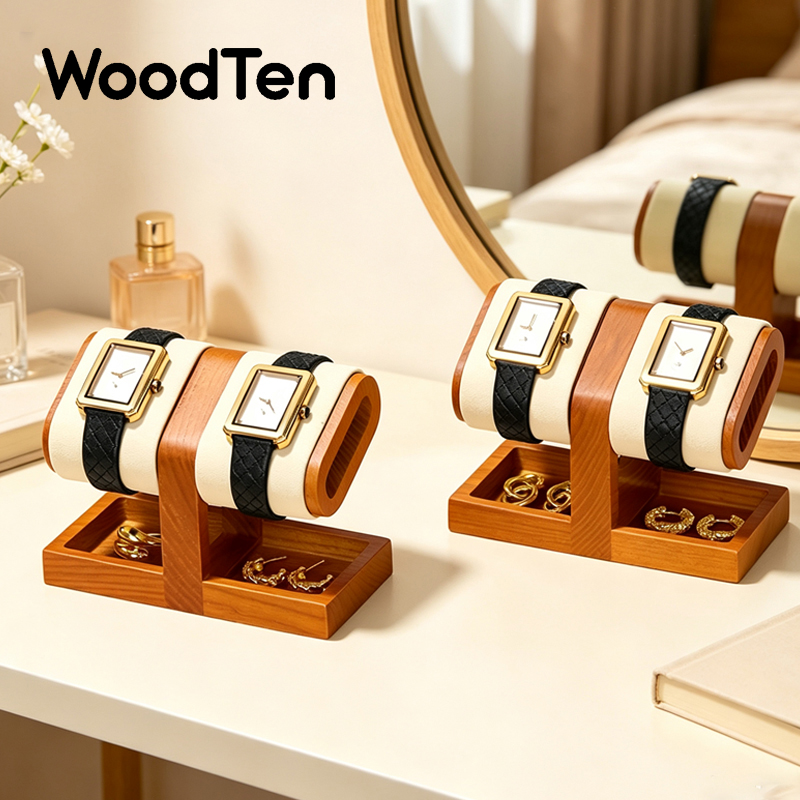 Watches Jewelry Holder - Drewniany stojak na zegarki WoodTen, drewniany