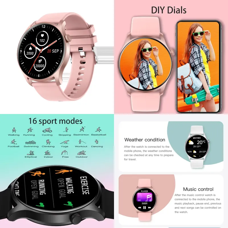 Smartwatch - SENBONO MAX8 Smartwatch Męski Damski z
