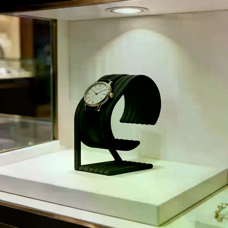 Jewelry Stores With Watches - Luksusowy marmurowy stojak na 2 zegarki,