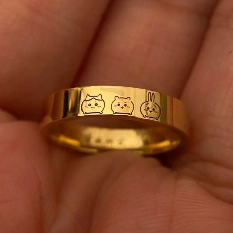 Pierścień Anime Cartoon Kawaii – Titanium Steel Ring recenzja i cena
