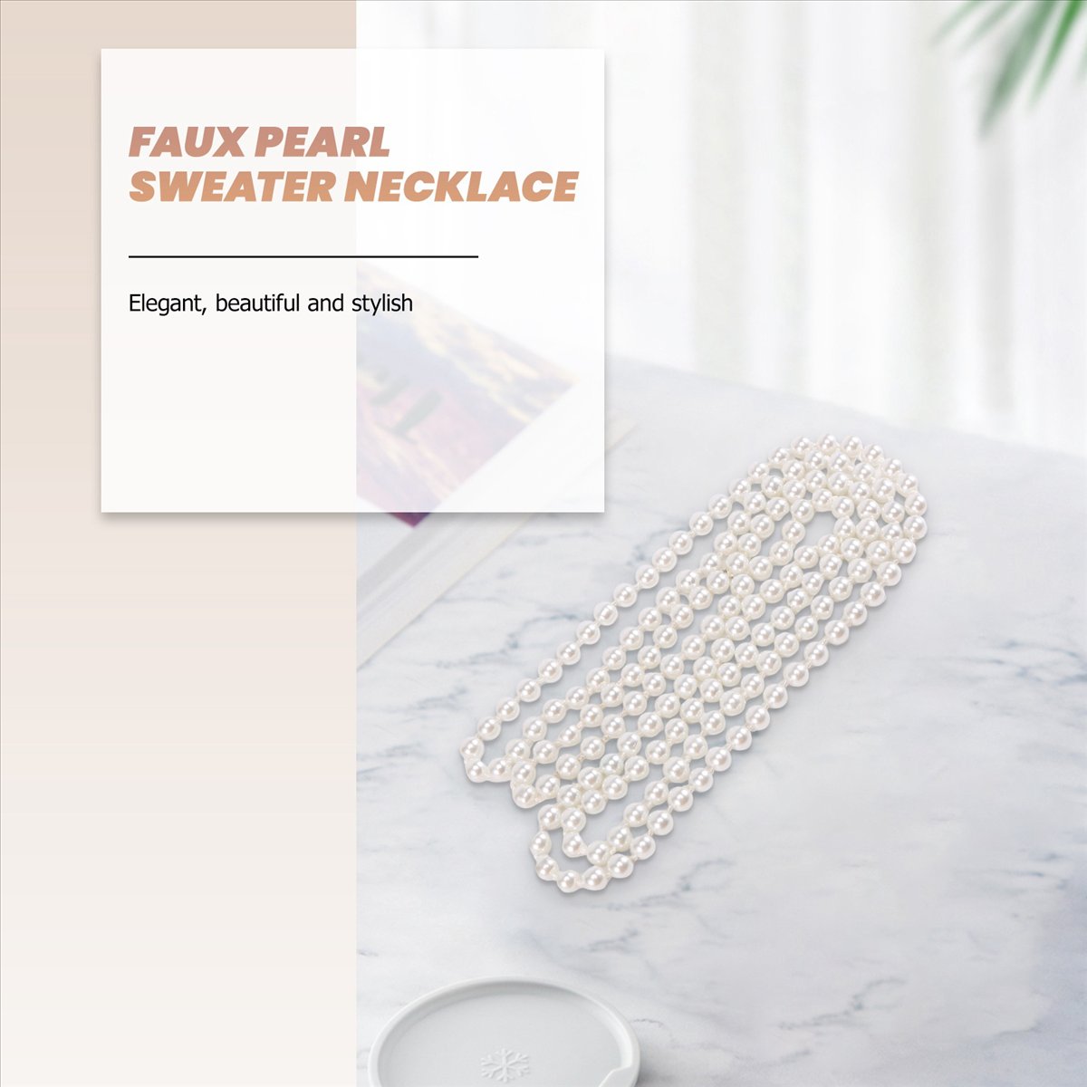 Naszyjnik z długim łańcuszkiem – Pearl Necklace recenzja i cena