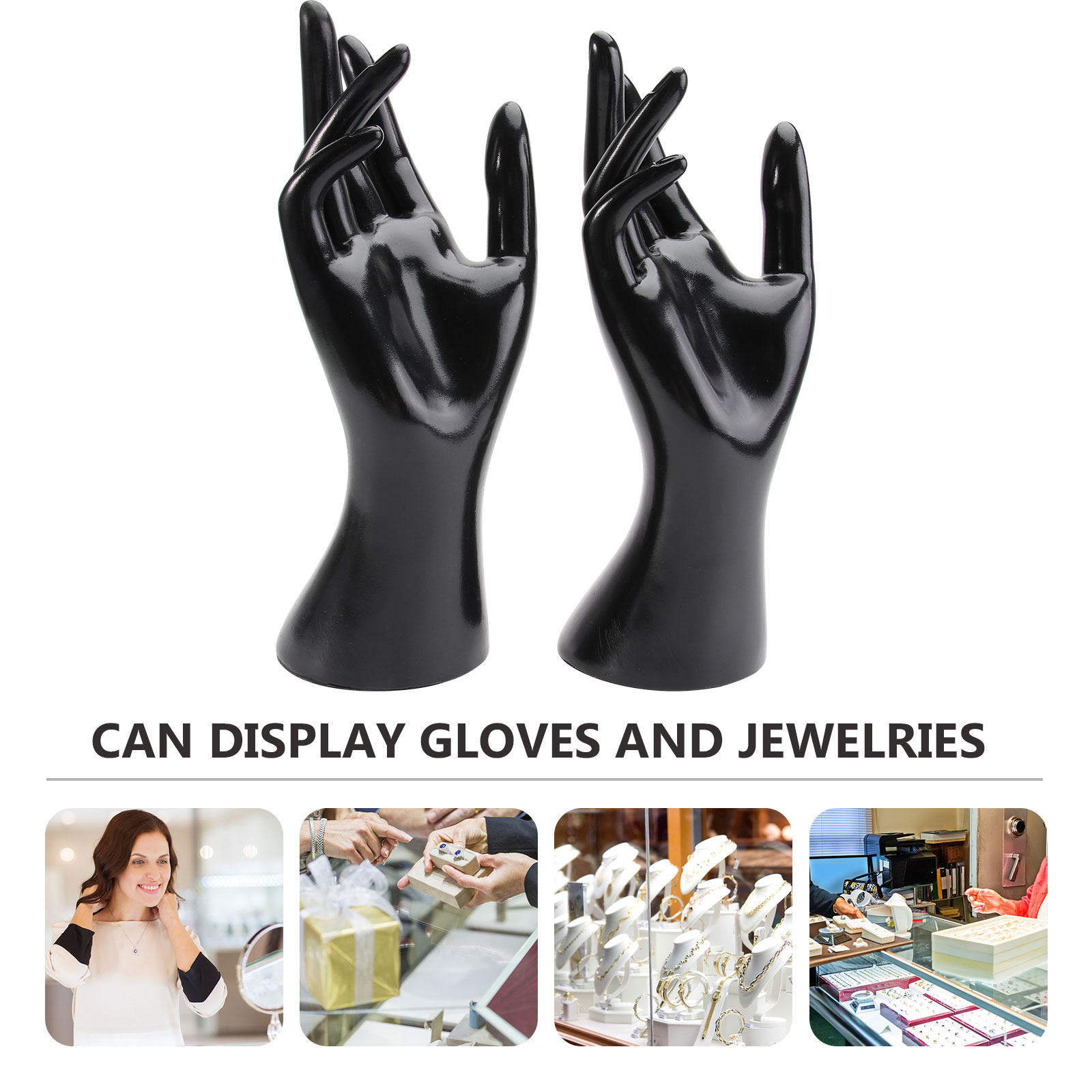 2 szt. Damskie manekiny dłoni  – Jewelry Stand Watches recenzja i cena