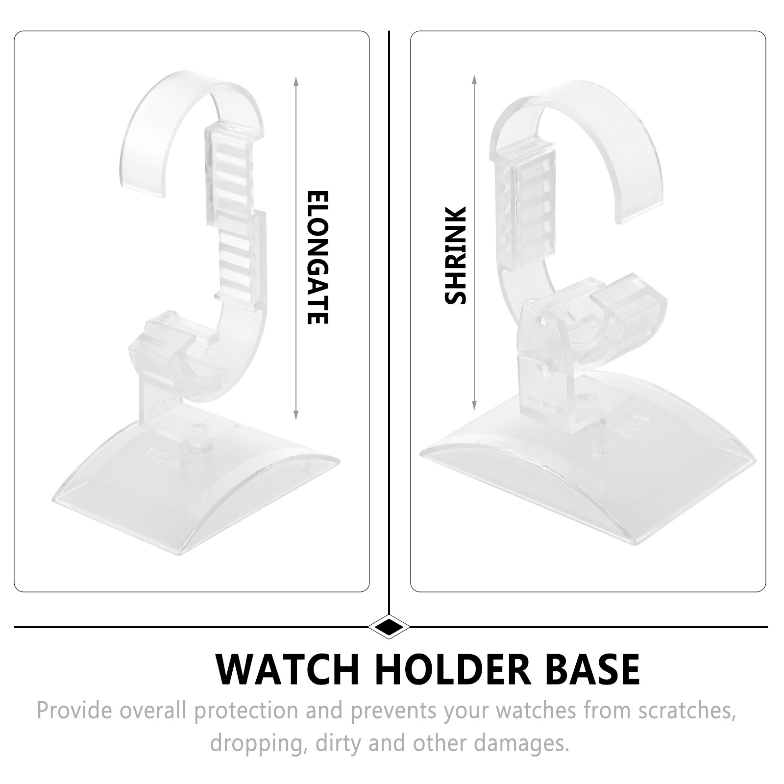 2 szt. Akrylowy stojak na zega – Watches Jewelry Holder recenzja i cena