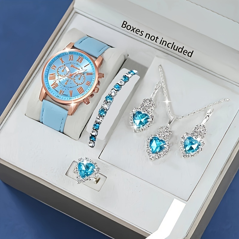 Elegancki zestaw zegarków dams – Stones Watches & Jewelry In Sweden Ab recenzja i cena