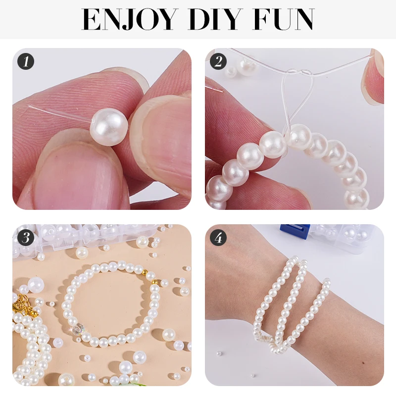Zestaw 800 szt. sztucznych per – Pearl Necklace recenzja i cena