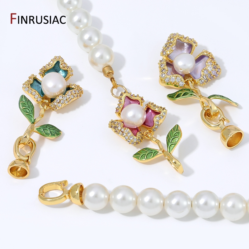 Złoty (18K) pozłacany mosiądz  – Pearl Necklace recenzja i cena