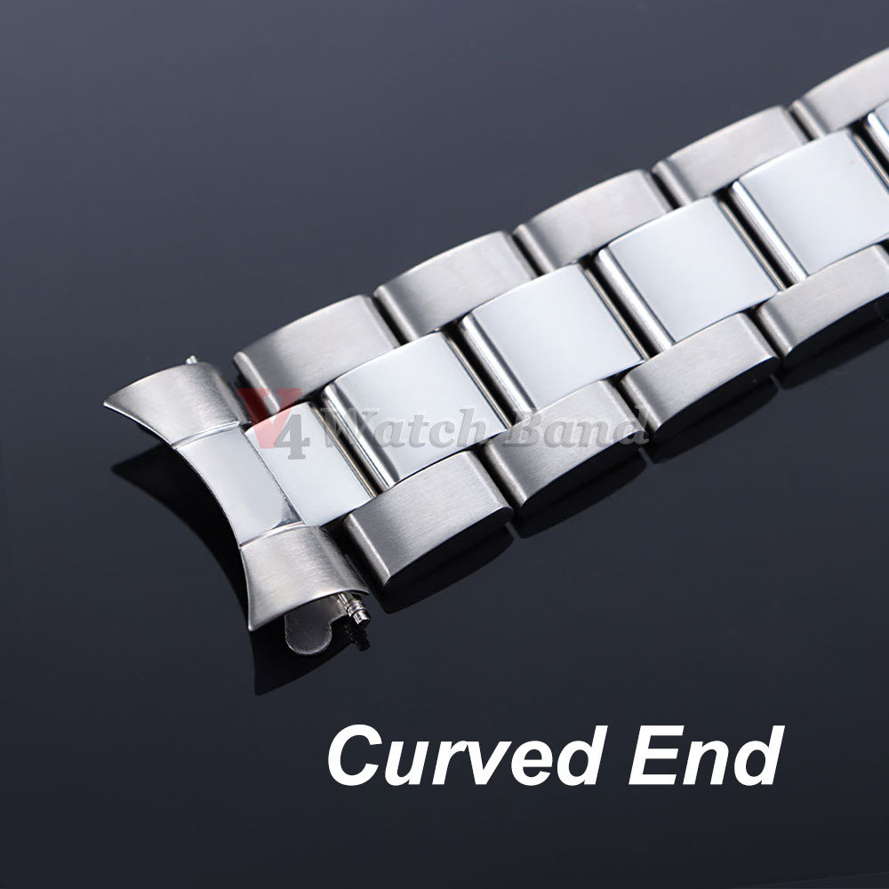 Metalowy pasek z zakrzywionym  – Jewelry Rolex Watches recenzja i cena