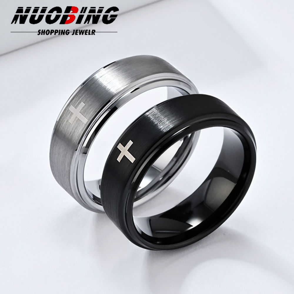 Retro Pierścień Chrześcijański – Titanium Steel Ring recenzja i cena