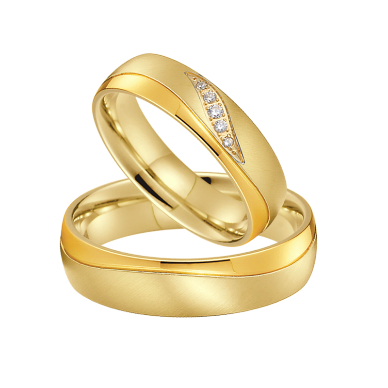 Moda zachodnia 24k pozłacana b – Titanium Steel Ring recenzja i cena