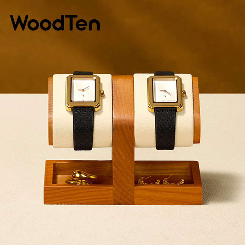 Drewniany stojak na zegarki Wo – Watches Jewelry Holder recenzja i cena