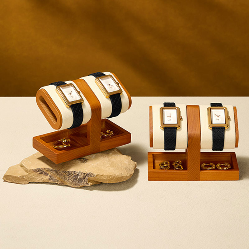 Drewniany stojak na zegarki Wo – Watches Jewelry Holder recenzja i cena