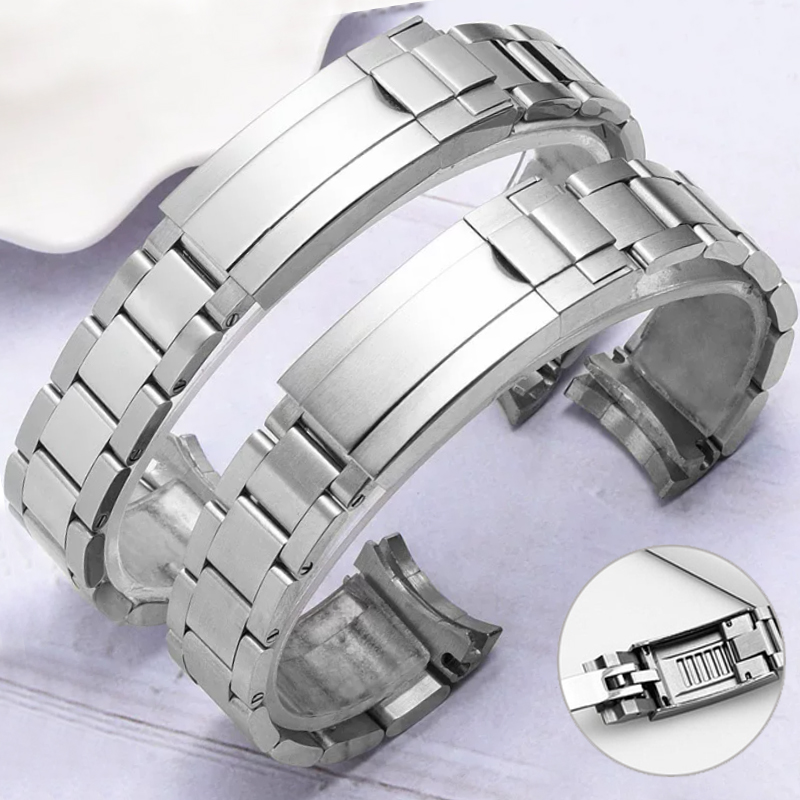 Bransoleta metalowa 20mm 21mm  – Jewelry Rolex Watches recenzja i cena