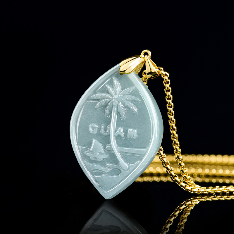 Naturalny jadeit klasy A Blue  – Pacific Jewelry & Watches Los Angeles recenzja i cena