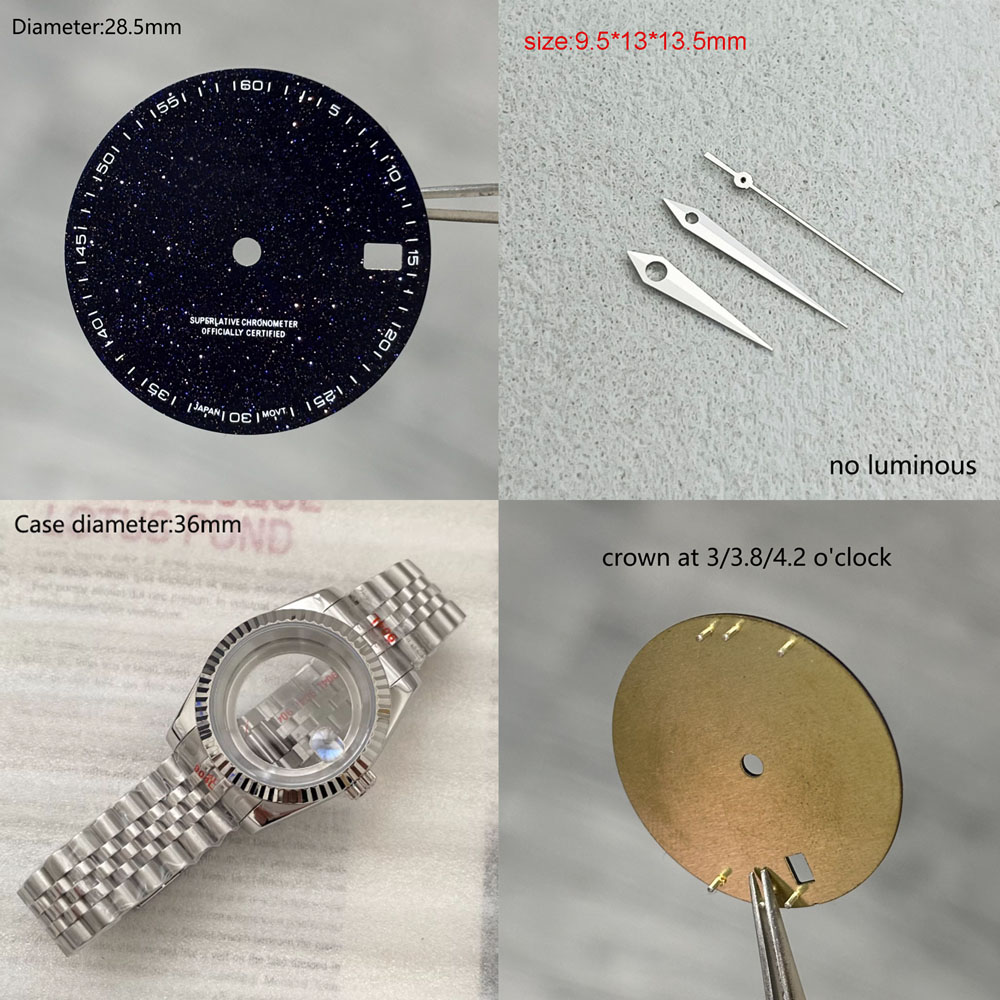Tarcza 28.5mm NH35 z logo S, b – Stones Watches & Jewelry In Sweden Ab recenzja i cena